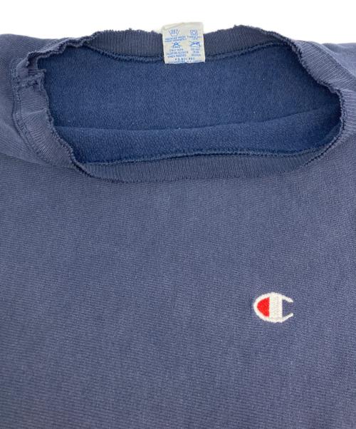 Champion REVERSE WEAVE（チャンピオン リバース ウィーブ）Champion REVERSE WEAVE (チャンピオン リバース ウィーブ) スウェット ネイビー サイズ:Lの古着・服飾アイテム