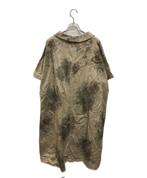 中川政七商店（ナカガワマサシチショウテン）中川政七商店 (ナカガワマサシチショウテン) 草木染めシャツワンピース ブラウン サイズ:サイズ詳細参照の古着・服飾アイテム