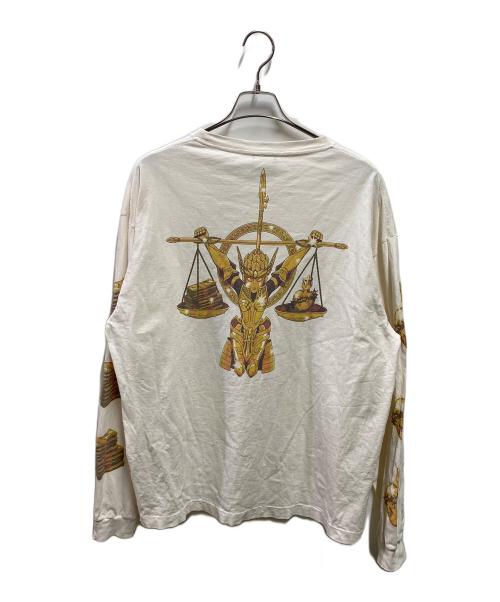 SAINT MICHAEL（セントマイケル）SAINT MICHAEL (セントマイケル) CLOT (クロット) CL LS T-SHIRT/聖闘士 ホワイト サイズ:XLの古着・服飾アイテム