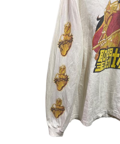 SAINT MICHAEL（セントマイケル）SAINT MICHAEL (セントマイケル) CLOT (クロット) CL LS T-SHIRT/聖闘士 ホワイト サイズ:XLの古着・服飾アイテム