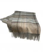 JOHNSTONS OF ELGINジョンストンズオブエルガン）の古着「カシミヤマフラー」｜ベージュ