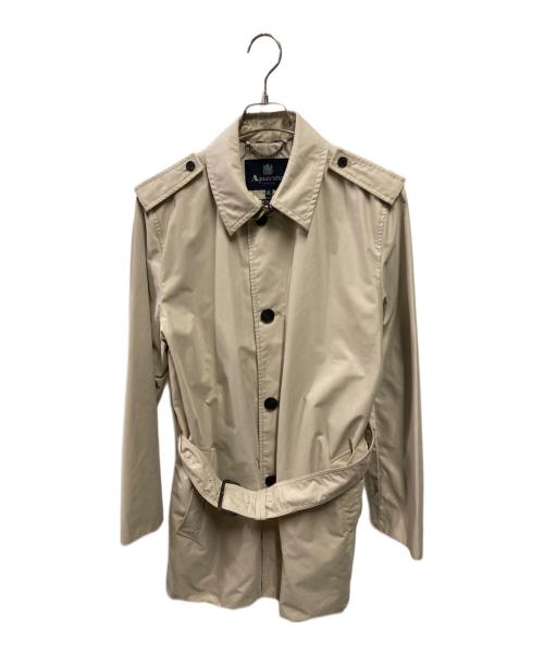 Aquascutum（アクアスキュータム）Aquascutum (アクアスキュータム) トレンチコート ベージュ サイズ:Ｍの古着・服飾アイテム