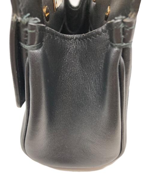 Salvatore Ferragamo（サルヴァトーレ フェラガモ）Salvatore Ferragamo (サルヴァトーレ フェラガモ) STUDIO BAG MICRO ブラックの古着・服飾アイテム