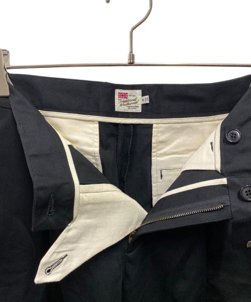 Traditional Weatherwear（トラディショナルウェザーウェア）Traditional Weatherwear (トラディショナルウェザーウェア) UNIONSLACKS 102 CHINO ブラック サイズ:ＸＳの古着・服飾アイテム