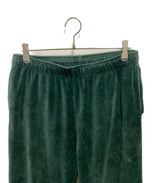 SUPREME（シュプリーム）SUPREME (シュプリーム) MARTINE ROSE (マーティン・ローズ) Velour Track Pant グリーン サイズ:Mの古着・服飾アイテム