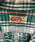 中古・古着 SHAPELY (シャープレイ) 60’S～70’S オープンカラーチェックシャツ グリーン サイズ:Ｍ：11000円