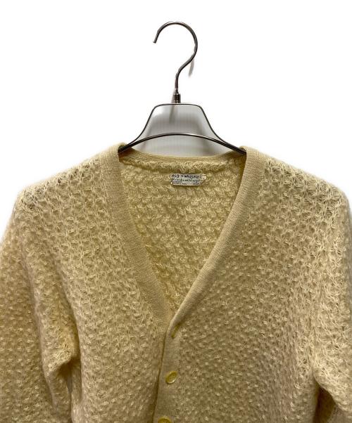 HIMALAYA（ヒマラヤ）HIMALAYA (ヒマラヤ) モヘアカーディガン アイボリー サイズ:Ｌの古着・服飾アイテム