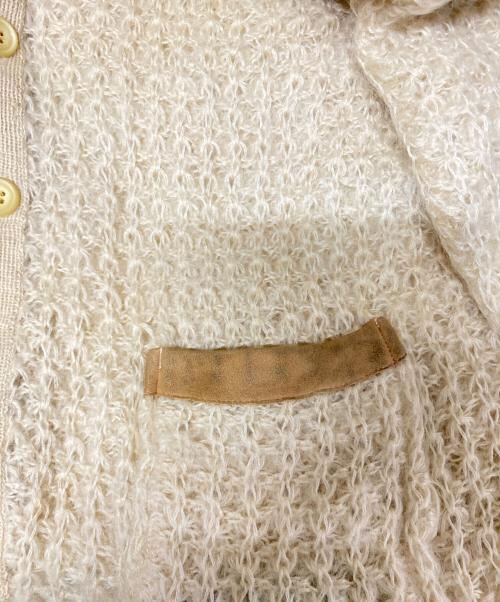 HIMALAYA（ヒマラヤ）HIMALAYA (ヒマラヤ) モヘアカーディガン アイボリー サイズ:Ｌの古着・服飾アイテム