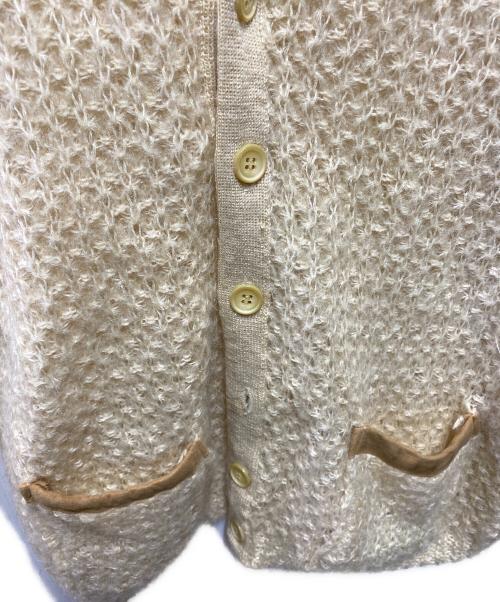 HIMALAYA（ヒマラヤ）HIMALAYA (ヒマラヤ) モヘアカーディガン アイボリー サイズ:Ｌの古着・服飾アイテム