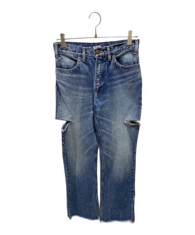 中古・古着通販】INSCRIRE (アンスクリア) サイドカットデニムパンツ