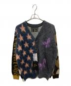 Needles×BEAMSニードルズ×ビームス）の古着「別注クレイジーパターンカーディガン」｜マルチカラー