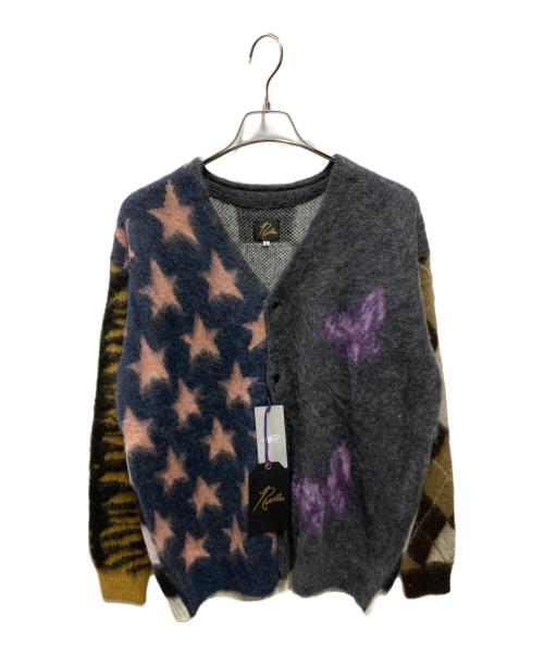 Needles（ニードルズ）Needles (ニードルズ) BEAMS (ビームス) 別注クレイジーパターンカーディガン マルチカラー サイズ:Ｌ 未使用品の古着・服飾アイテム
