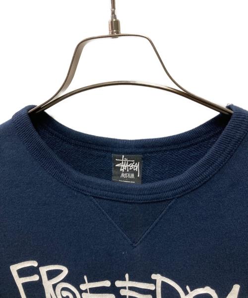 stussy（ステューシー）stussy (ステューシー) BEAUTY&YOUTH (ビューティーアンドユース) 半袖スウェット ネイビー サイズ:Ｍの古着・服飾アイテム