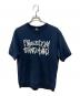 stussy（ステューシー）の古着「半袖スウェット」｜ネイビー