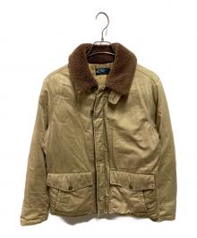 POLO RALPH LAUREN（ポロ・ラルフローレン）の古着「B-10 フライトジャケット」｜ベージュ