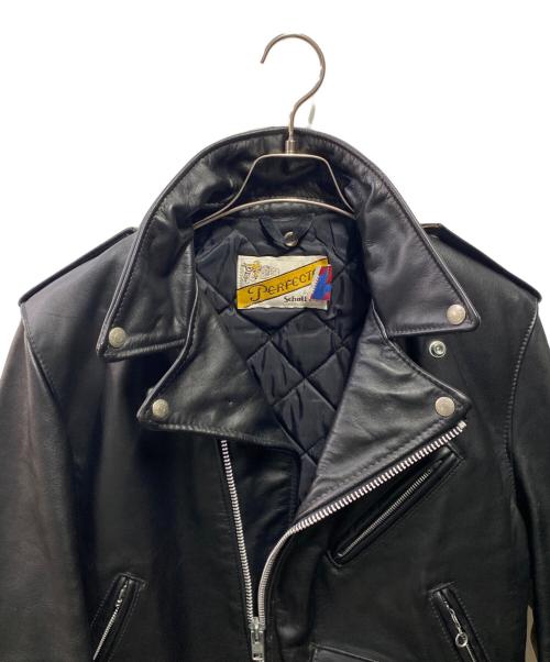 Schott（ショット）Schott (ショット) 80-90’s ライダーズジャケット ブラック サイズ:40の古着・服飾アイテム