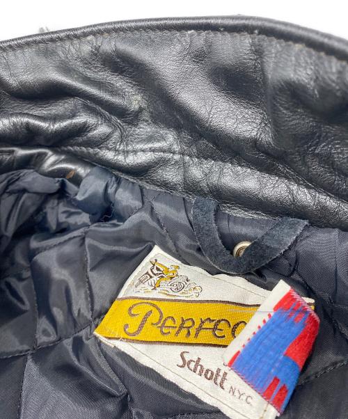 Schott（ショット）Schott (ショット) 80-90’s ライダーズジャケット ブラック サイズ:40の古着・服飾アイテム