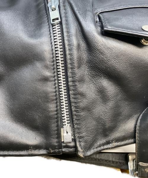 Schott（ショット）Schott (ショット) 80-90’s ライダーズジャケット ブラック サイズ:40の古着・服飾アイテム