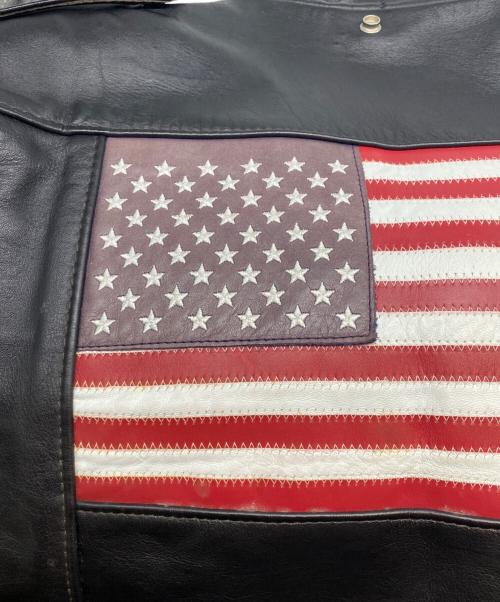 Schott（ショット）Schott (ショット) 80-90’s ライダーズジャケット ブラック サイズ:40の古着・服飾アイテム