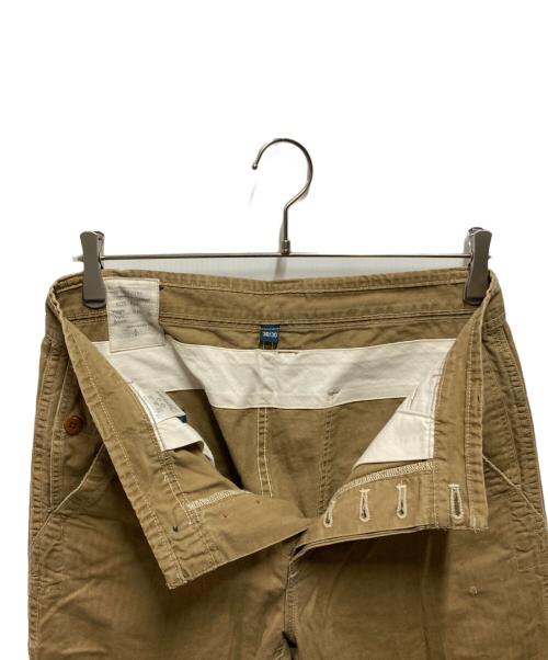 POLO RALPH LAUREN（ポロ・ラルフローレン）POLO RALPH LAUREN (ポロ・ラルフローレン) 00's ヘリンボーンペインターパンツ ブラウン サイズ:W30×L30の古着・服飾アイテム