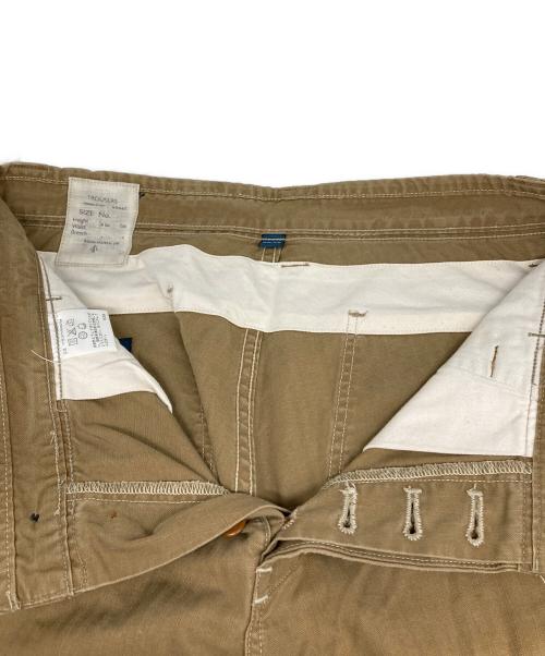 POLO RALPH LAUREN（ポロ・ラルフローレン）POLO RALPH LAUREN (ポロ・ラルフローレン) 00's ヘリンボーンペインターパンツ ブラウン サイズ:W30×L30の古着・服飾アイテム