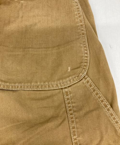 POLO RALPH LAUREN（ポロ・ラルフローレン）POLO RALPH LAUREN (ポロ・ラルフローレン) 00's ヘリンボーンペインターパンツ ブラウン サイズ:W30×L30の古着・服飾アイテム