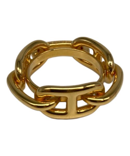 HERMES（エルメス）HERMES (エルメス) シェーヌダンクルスカーフリング ゴールド サイズ:-の古着・服飾アイテム