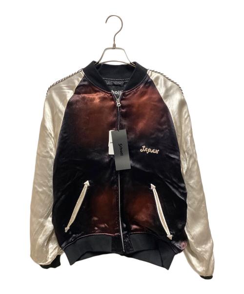 Schott（ショット）Schott (ショット) FREAK'S STORE (フリークスストア) 別注RAYON SUKA ASING JACKET ブラック サイズ:Ｌ 未使用品の古着・服飾アイテム