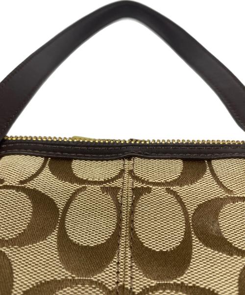 COACH（コーチ）COACH (コーチ) シグネチャー2WAYトートバッグ ブラウンの古着・服飾アイテム