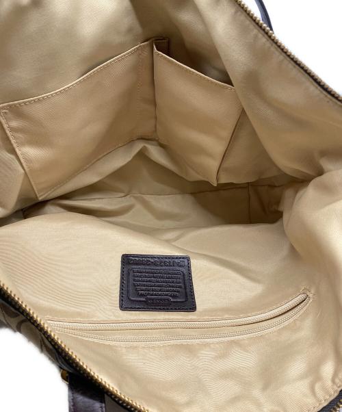 COACH（コーチ）COACH (コーチ) シグネチャー2WAYトートバッグ ブラウンの古着・服飾アイテム