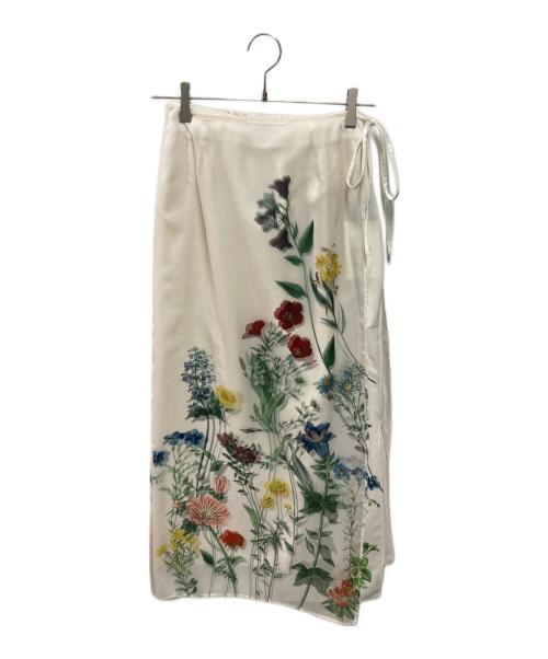 Ameri（アメリ）Ameri (アメリ) 25SS ESMERALDA IN FULL BLOOM SKIRT ベージュ サイズ:S 未使用品の古着・服飾アイテム