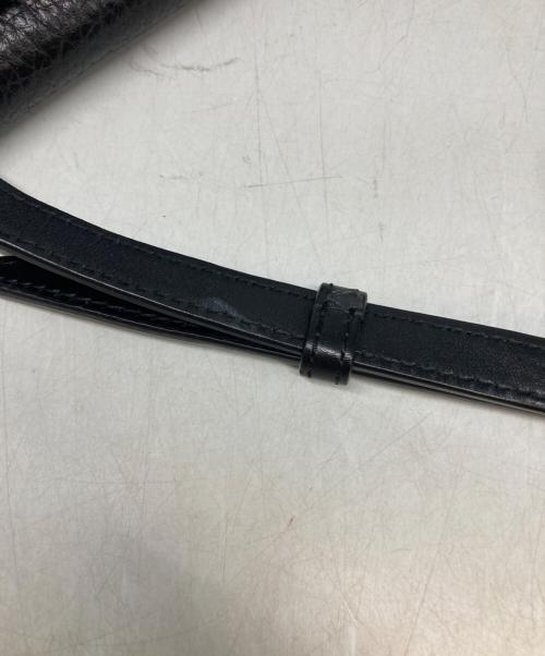 ALEXANDER WANG（アレキサンダー・ワン）ALEXANDER WANG (アレキサンダー・ワン) レザースクエアデザインウォレットバッグ ブラックの古着・服飾アイテム