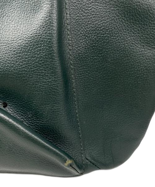 Vivienne Westwood（ヴィヴィアンウエストウッド）Vivienne Westwood (ヴィヴィアンウエストウッド) パンチングオーブショルダーバッグ グリーンの古着・服飾アイテム