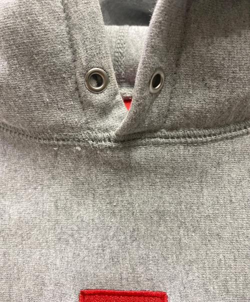 SUPREME（シュプリーム）SUPREME (シュプリーム) Cross Box Logo Hooded Sweatshirt グレー サイズ:Largeの古着・服飾アイテム