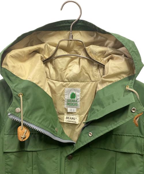 SIERRA DESIGNS（シエラデザインズ）SIERRA DESIGNS (シエラデザインズ) BEAMS PLUS (ビームスプラス) LONG MOUNTAIN PARKA グリーン サイズ:Ｍの古着・服飾アイテム