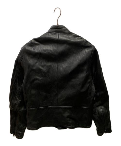 AVIREX（アヴィレックス）AVIREX (アヴィレックス) AVIREX STAND SINGLE RIDERS JACKET ブラック サイズ:Mの古着・服飾アイテム