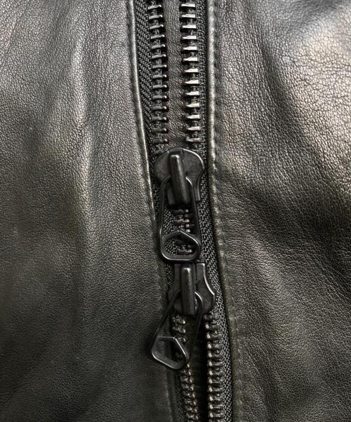 AVIREX（アヴィレックス）AVIREX (アヴィレックス) AVIREX STAND SINGLE RIDERS JACKET ブラック サイズ:Mの古着・服飾アイテム