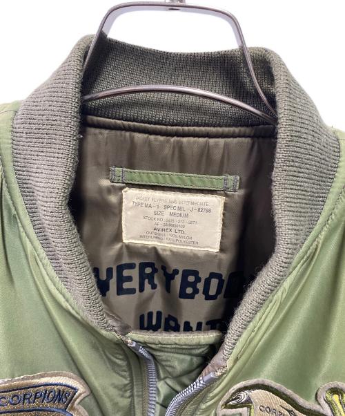AVIREX（アヴィレックス）AVIREX (アヴィレックス) MA-1ジャケット グリーン サイズ:Ｍの古着・服飾アイテム