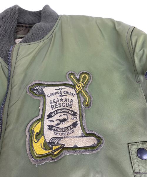 AVIREX（アヴィレックス）AVIREX (アヴィレックス) MA-1ジャケット グリーン サイズ:Ｍの古着・服飾アイテム