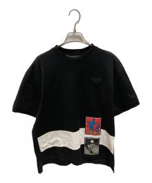 PRADA（プラダ）の古着「Tシャツ」｜ブラック