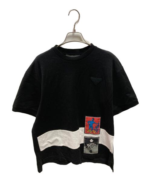 PRADA（プラダ）PRADA (プラダ) Tシャツ ブラック サイズ:XSの古着・服飾アイテム