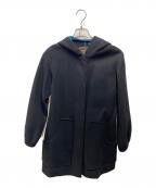 LOUIS VUITTONルイ ヴィトン）の古着「カシミヤ混フーデッドコート」｜ブラック