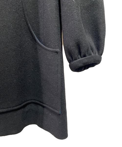 LOUIS VUITTON（ルイ ヴィトン）LOUIS VUITTON (ルイ ヴィトン) カシミヤ混フーデッドコート ブラック サイズ:３６の古着・服飾アイテム