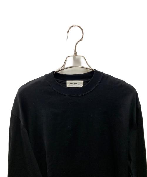 everyone（エブリワン）everyone (エブリワン) cotton long sleeve ブラック サイズ:Mの古着・服飾アイテム