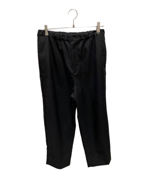 everyone（エブリワン）everyone (エブリワン) polyester twill easy slacks ブラック サイズ:Mの古着・服飾アイテム