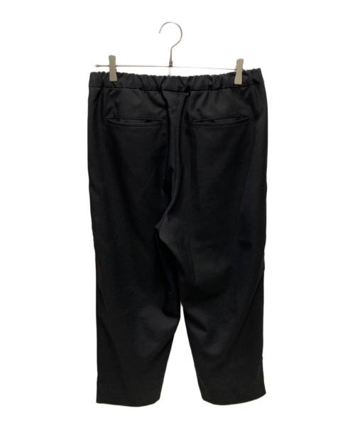 everyone（エブリワン）everyone (エブリワン) polyester twill easy slacks ブラック サイズ:Mの古着・服飾アイテム