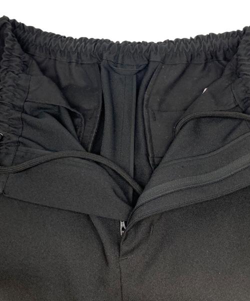 everyone（エブリワン）everyone (エブリワン) polyester twill easy slacks ブラック サイズ:Mの古着・服飾アイテム