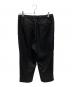 everyone (エブリワン) polyester twill easy slacks ブラック サイズ:M：18000円