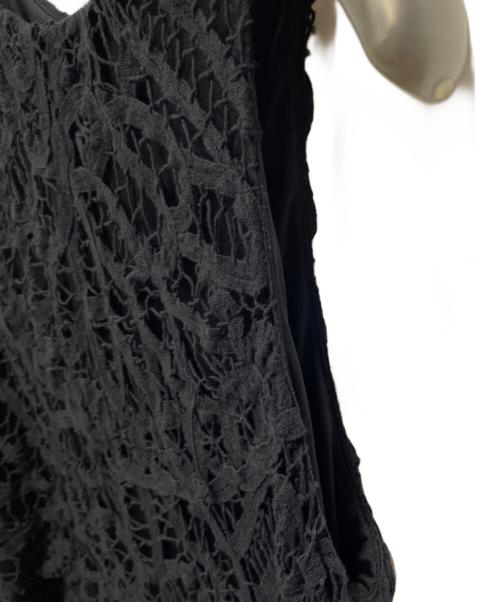 UNGRID（アングリッド）UNGRID (アングリッド) バテンレーストップス ブラック サイズ:FREEの古着・服飾アイテム
