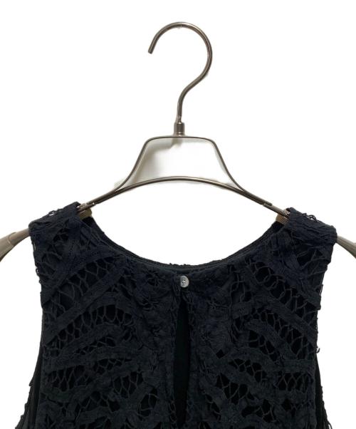 UNGRID（アングリッド）UNGRID (アングリッド) バテンレーストップス ブラック サイズ:FREEの古着・服飾アイテム